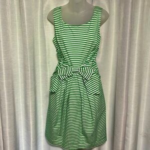 Striped Dress with Bow & Pockets!